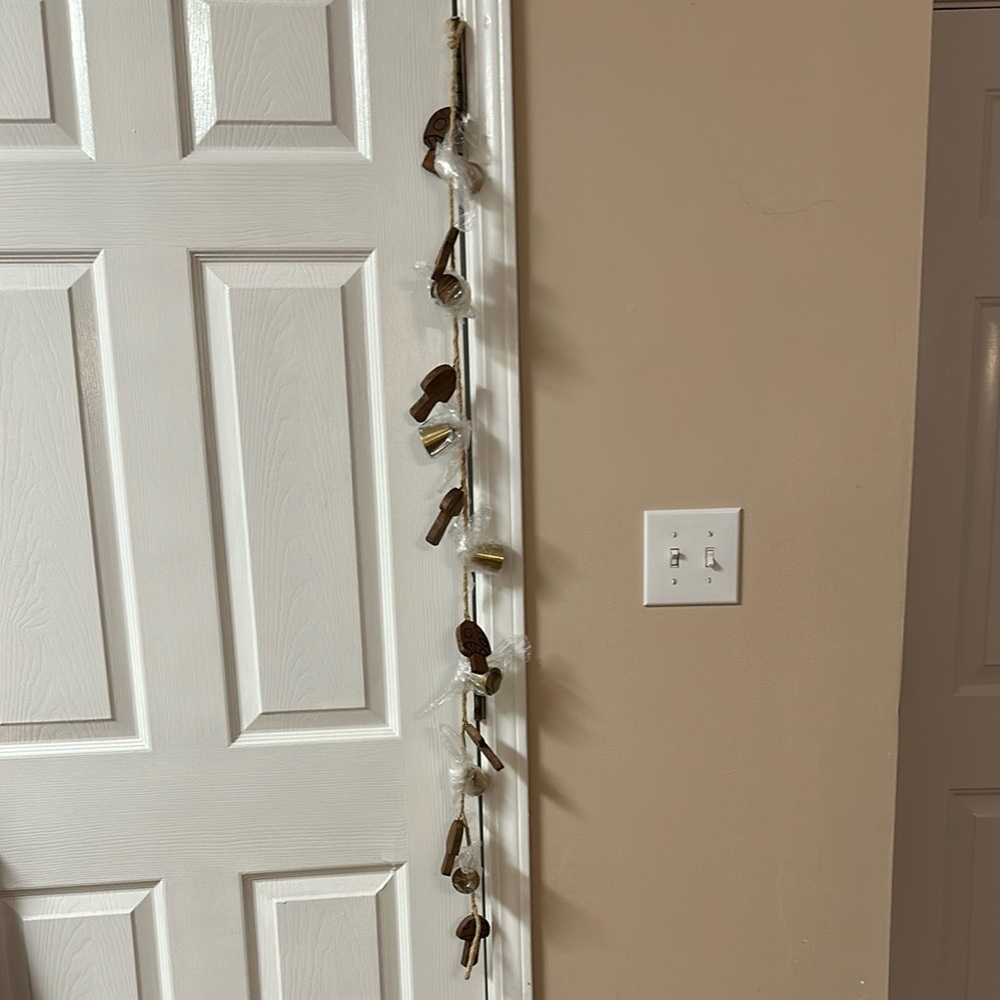 Mushroom and Chime Wall Hanging Decoration - Picture 2 of 4